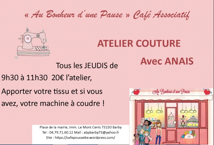 Cours de couture Barby