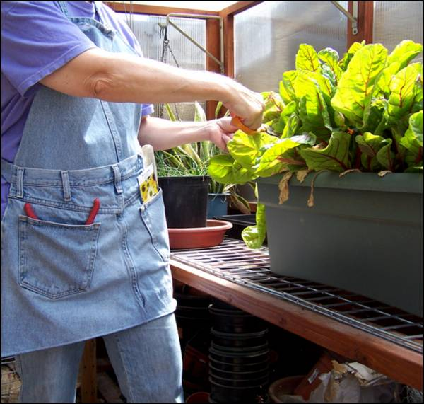 Tablier en recyclage de jean’s ou chemise